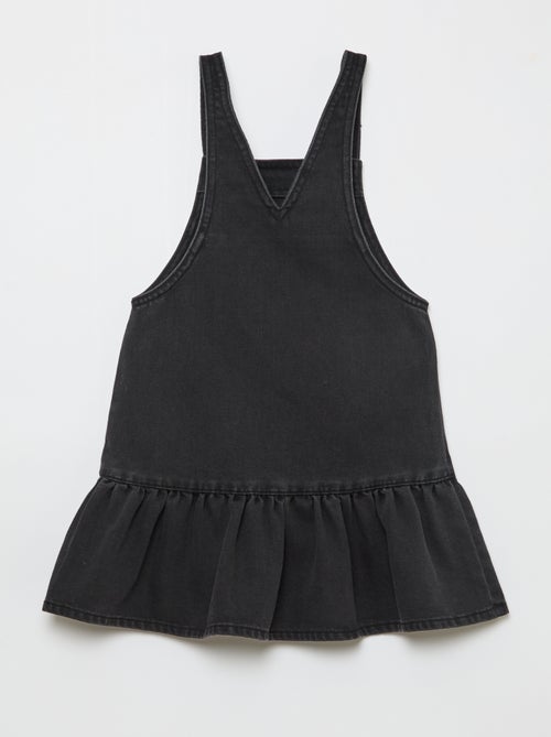 Vestido peto corto vaquero - Kiabi