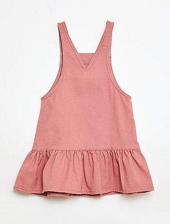 Vestido peto corto vaquero