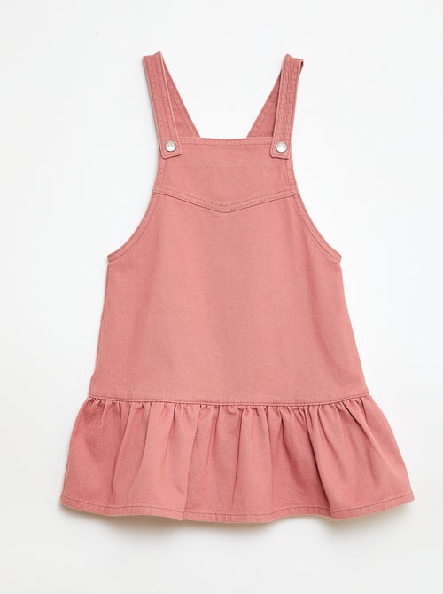 Vestido peto corto vaquero - Kiabi