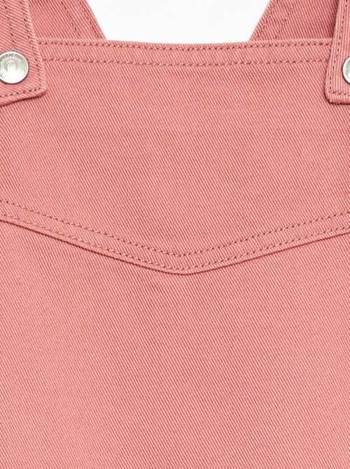 Vestido peto corto vaquero - Kiabi