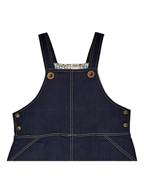Vestido Peto para Niña | Denim Azul Oscuro | LOLA - Kiabi