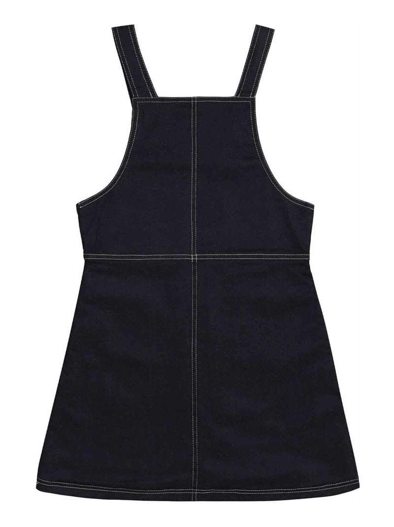 Vestido Peto para Niña | Denim Azul Oscuro | LOLA Azul marino - Kiabi