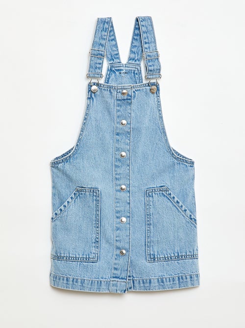 Vestido peto vaquero - Kiabi