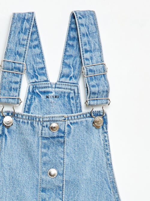 Vestido peto vaquero - Kiabi