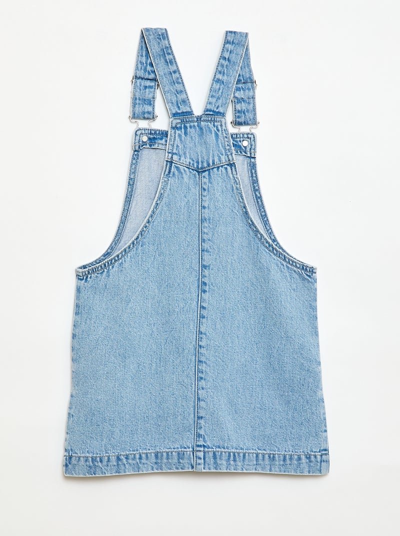 Vestido peto vaquero Azul - Kiabi