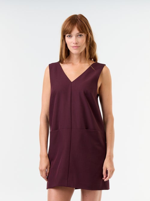 Vestido pichi con escote en V - Kiabi