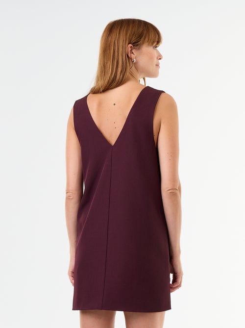 Vestido pichi con escote en V - Kiabi