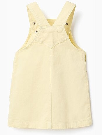 Vestido pichi de sarga con bolsillos