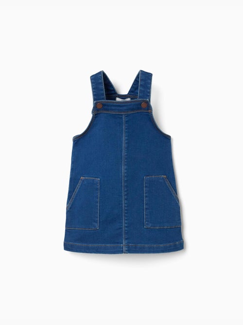Vestido pichi vaquero con bolsillos frontales - Kiabi