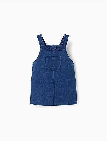 Vestido pichi vaquero con volantes