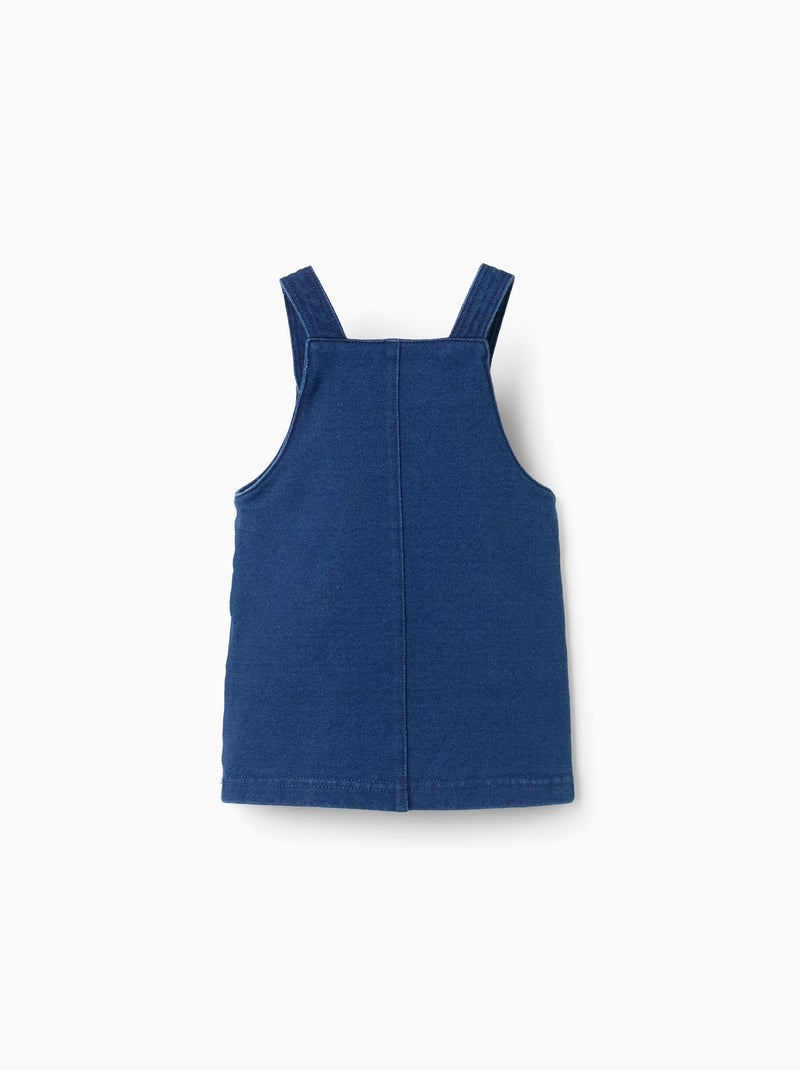 Vestido pichi vaquero con volantes Azul Azul - Kiabi