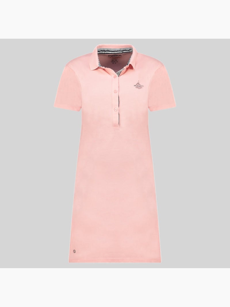 Vestido polo kandra – geographical norway Rosa claro - Kiabi