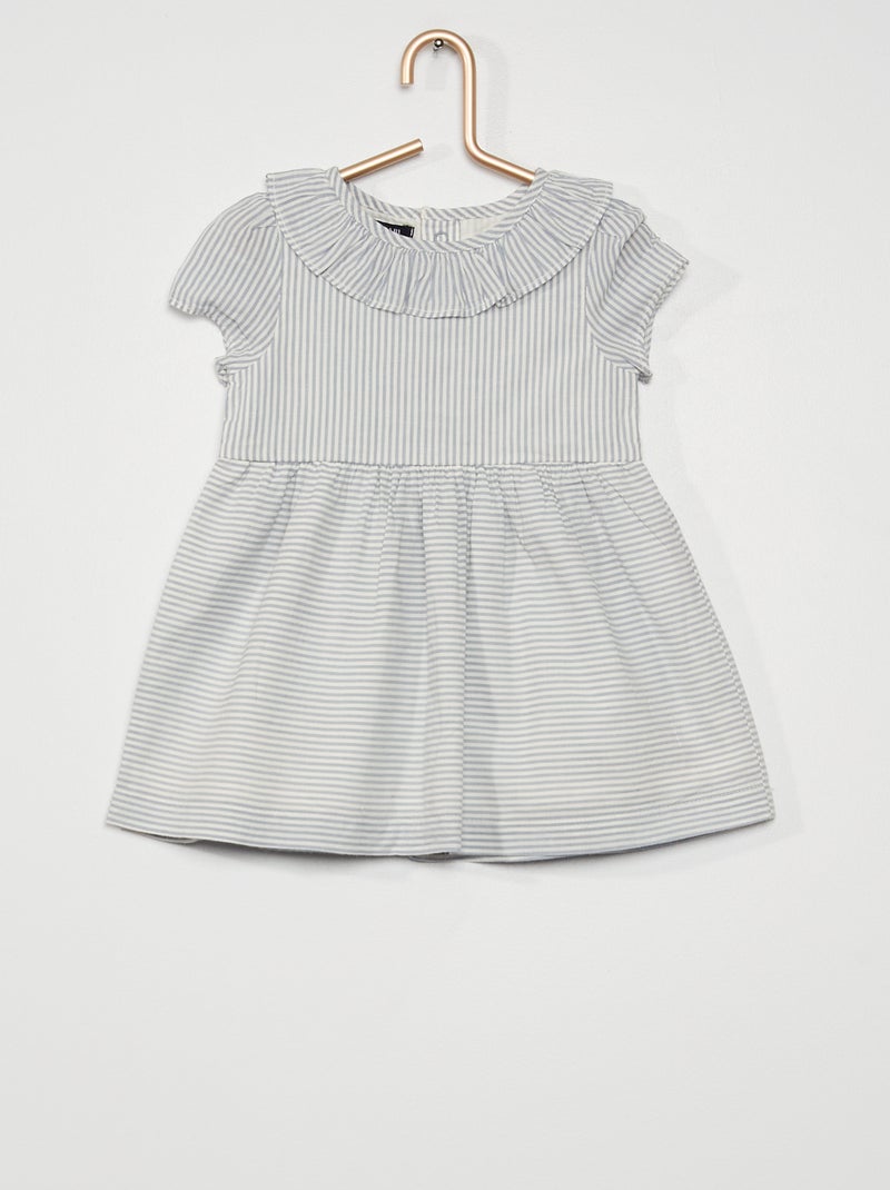Vestido + pololo estampados BLANCO - Kiabi
