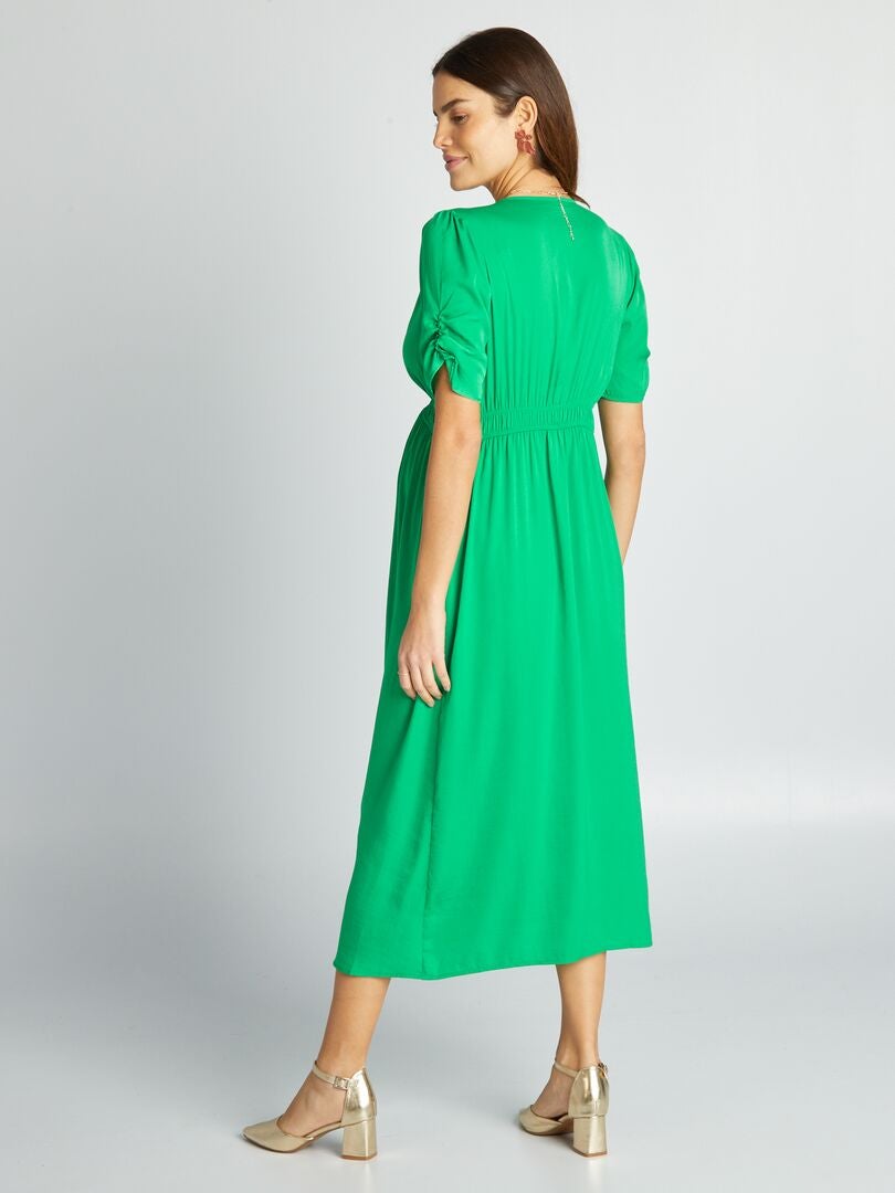 Vestido premamá de ceremonia - VERDE - Kiabi - 25.00€