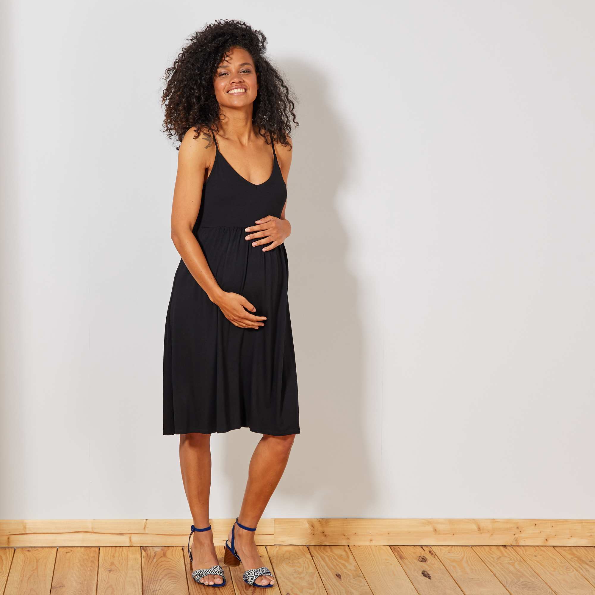 Vestido Ropa PremamÃ¡ Kiabi 2021 Asos Luxe Vestido Negro Babydoll