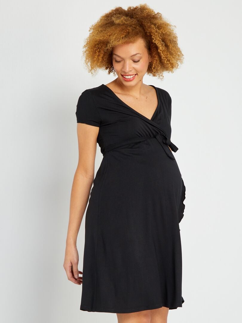 Vestido premamá Negro - Kiabi