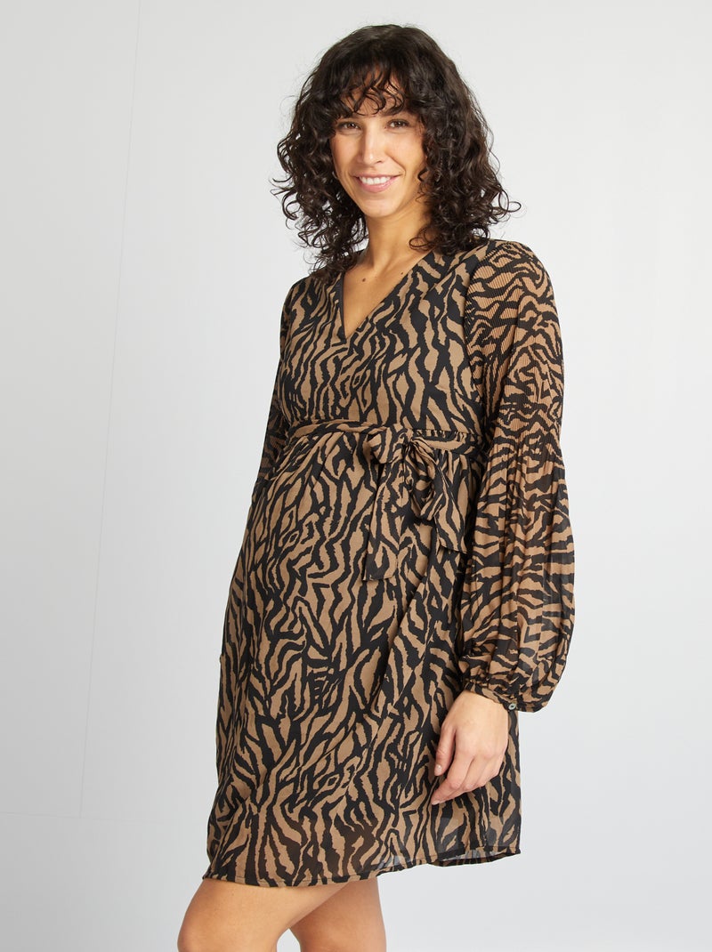 Vestido premamá 'Only maternity' MARRON - Kiabi