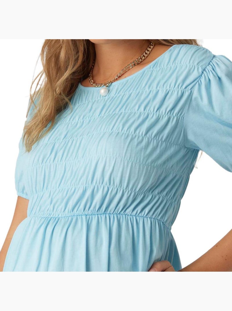 Vestido Premamá para Mujer Mamalicious Azul - Kiabi