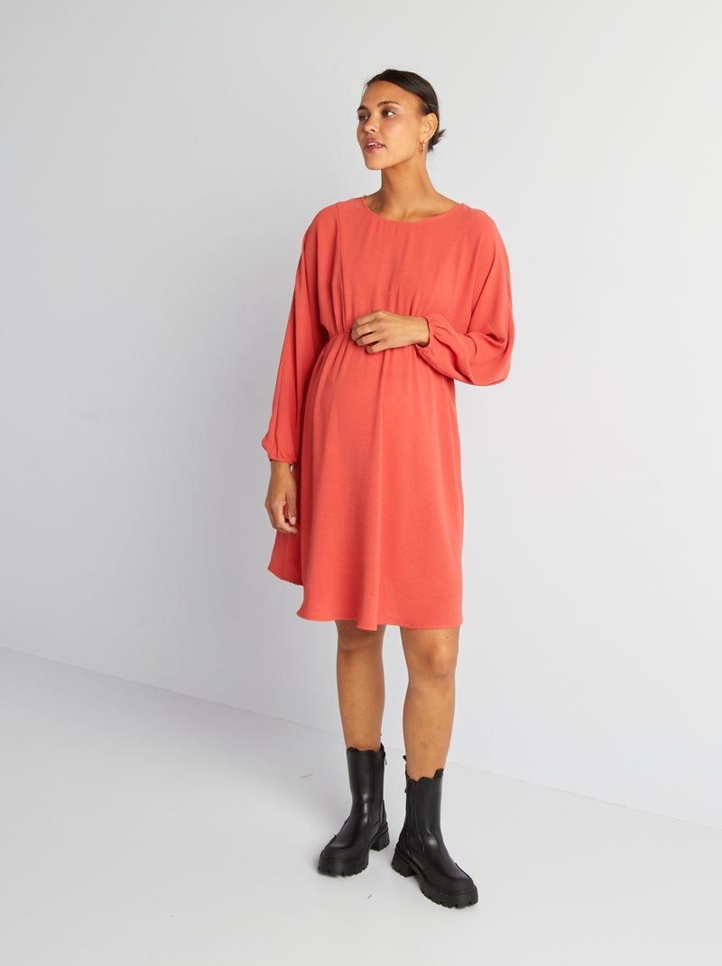 Vestido premamá ROJO - Kiabi