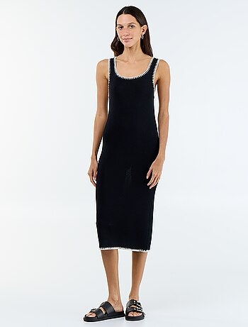 Vestido recto de punto