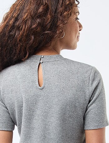 Vestido recto de punto suave