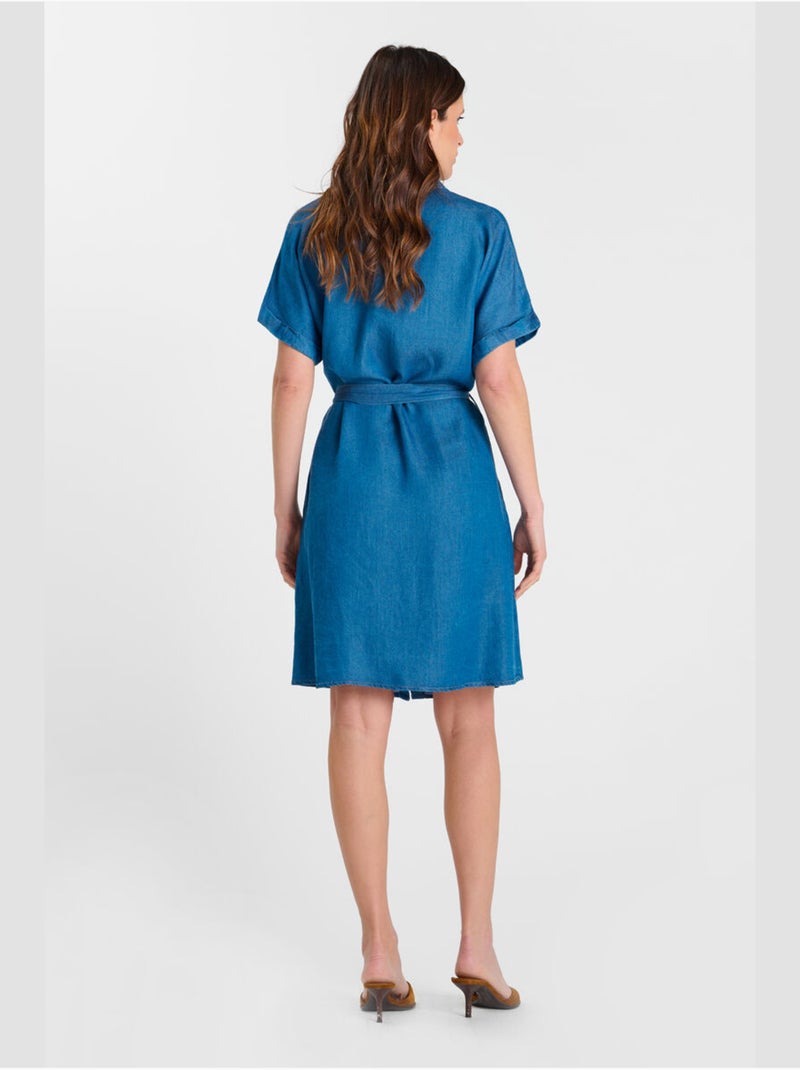 Vestido recto DIANE Azul - Kiabi