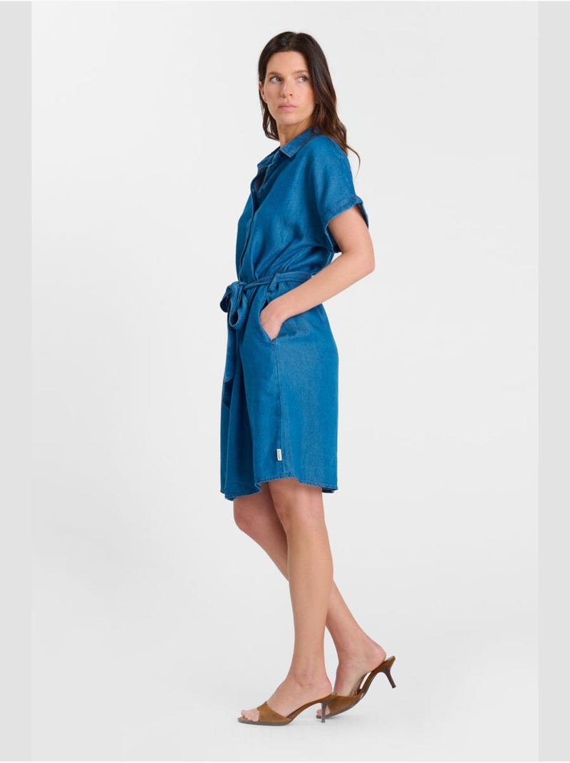 Vestido recto DIANE Azul - Kiabi
