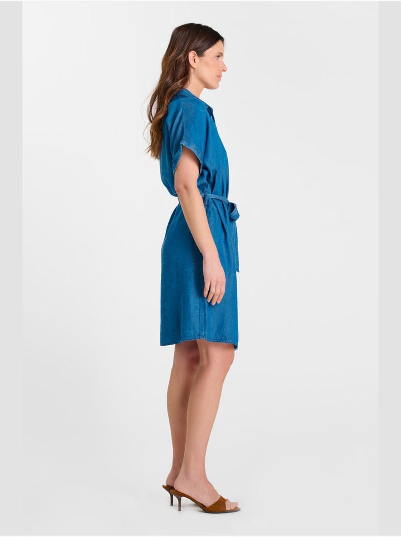 Vestido recto DIANE Azul - Kiabi