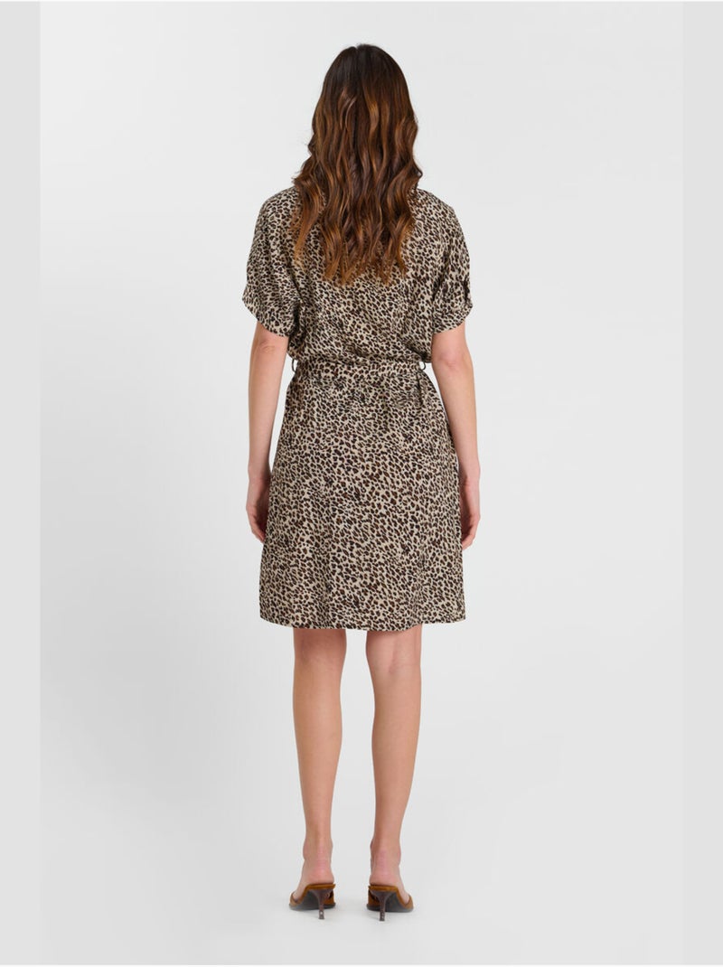 Vestido recto LOPYA Marrón - Kiabi