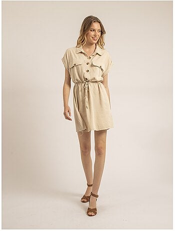 Vestido sahariano IBELLE