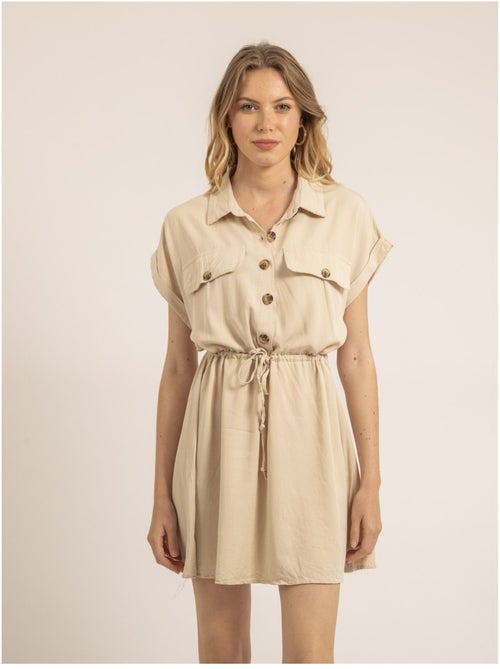 Vestido sahariano IBELLE - Kiabi