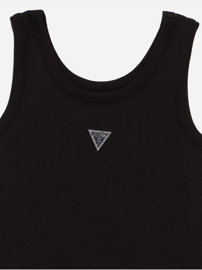 Vestido sin mangas - Guess kids Negro - Kiabi