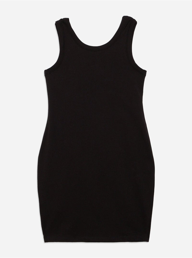 Vestido sin mangas - Guess kids Negro - Kiabi