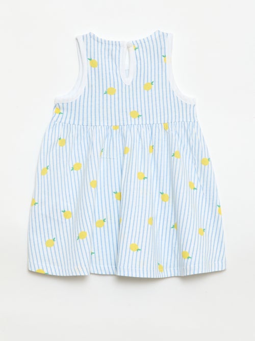 Vestido sin mangas con mensaje - Kiabi