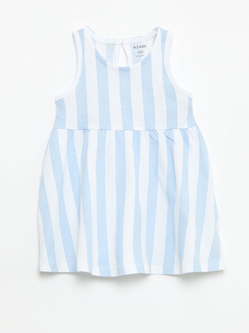 Vestido sin mangas con mensaje - Kiabi