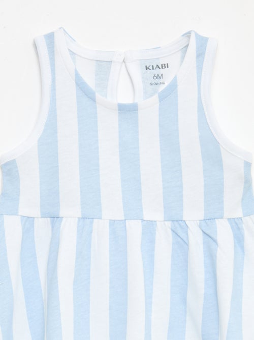 Vestido sin mangas con mensaje - Kiabi
