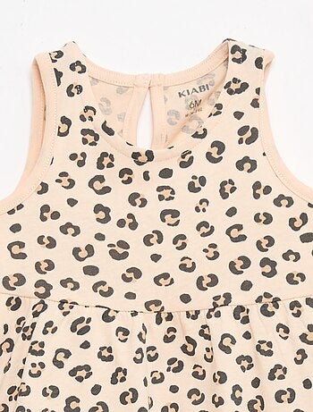 Vestido sin mangas con mensaje