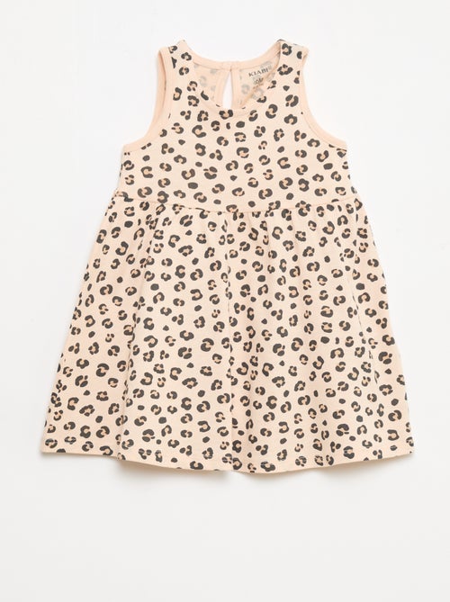 Vestido sin mangas con mensaje - Kiabi