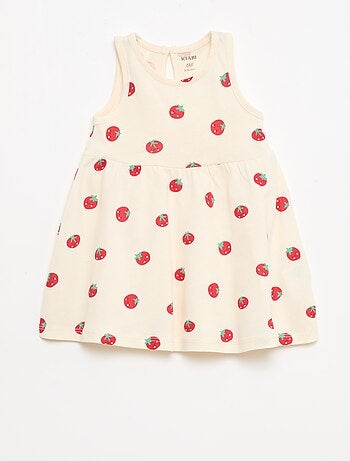 Vestido sin mangas con mensaje