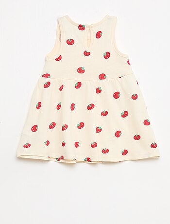 Vestido sin mangas con mensaje