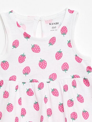 Vestido sin mangas con mensaje