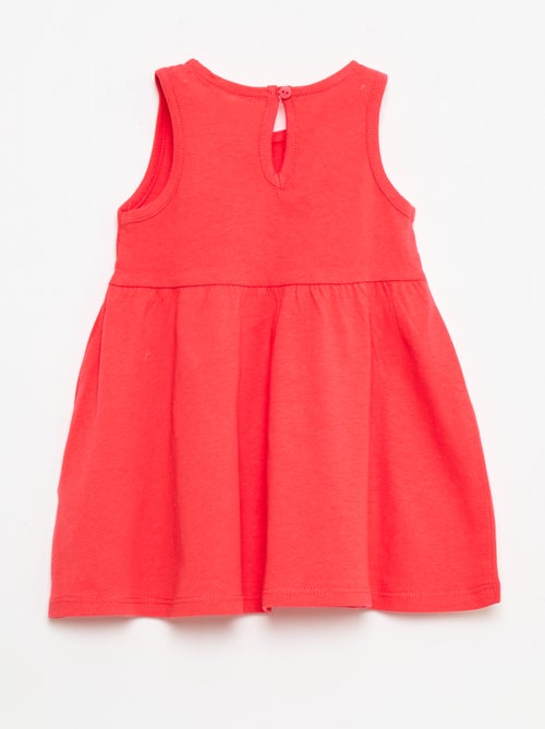 Vestido sin mangas con mensaje - Kiabi