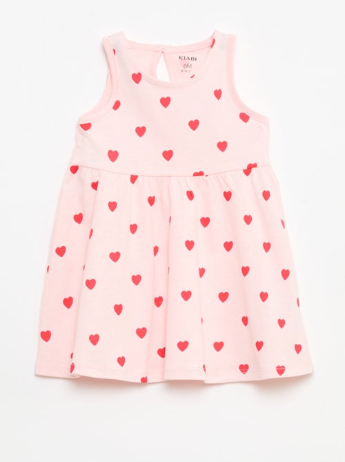 Vestido sin mangas con mensaje - Kiabi