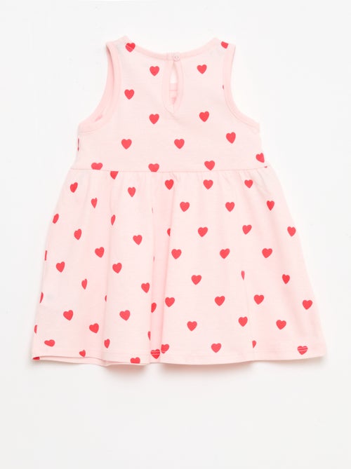 Vestido sin mangas con mensaje - Kiabi