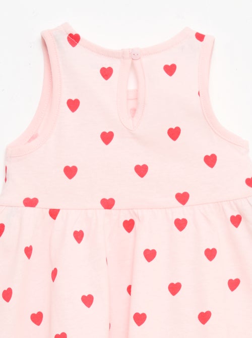 Vestido sin mangas con mensaje - Kiabi