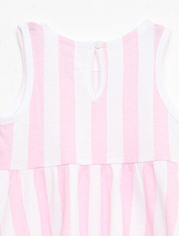 Vestido sin mangas con mensaje