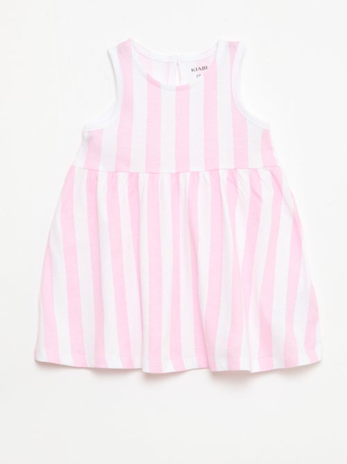 Vestido sin mangas con mensaje - Kiabi