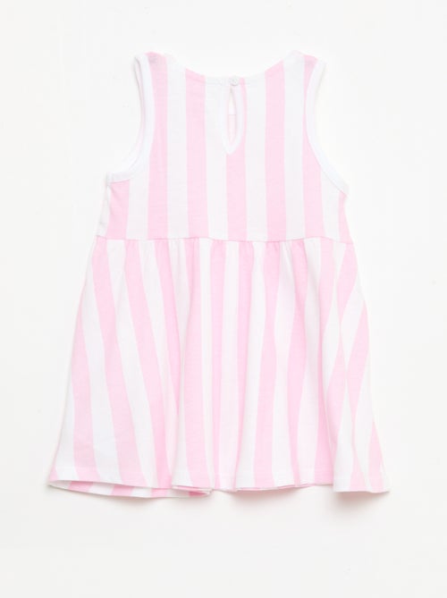 Vestido sin mangas con mensaje - Kiabi
