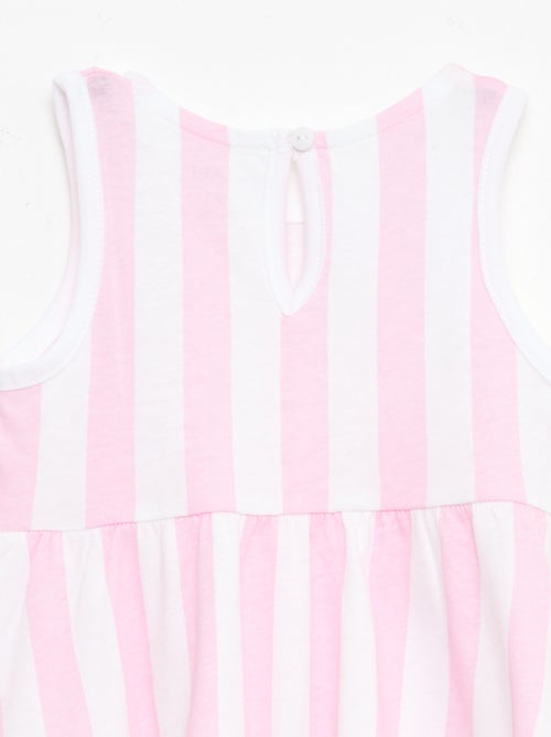 Vestido sin mangas con mensaje - Kiabi
