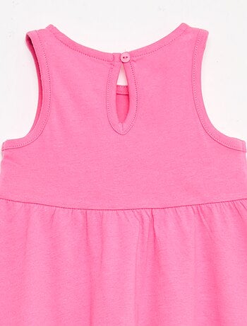 Vestido sin mangas con mensaje